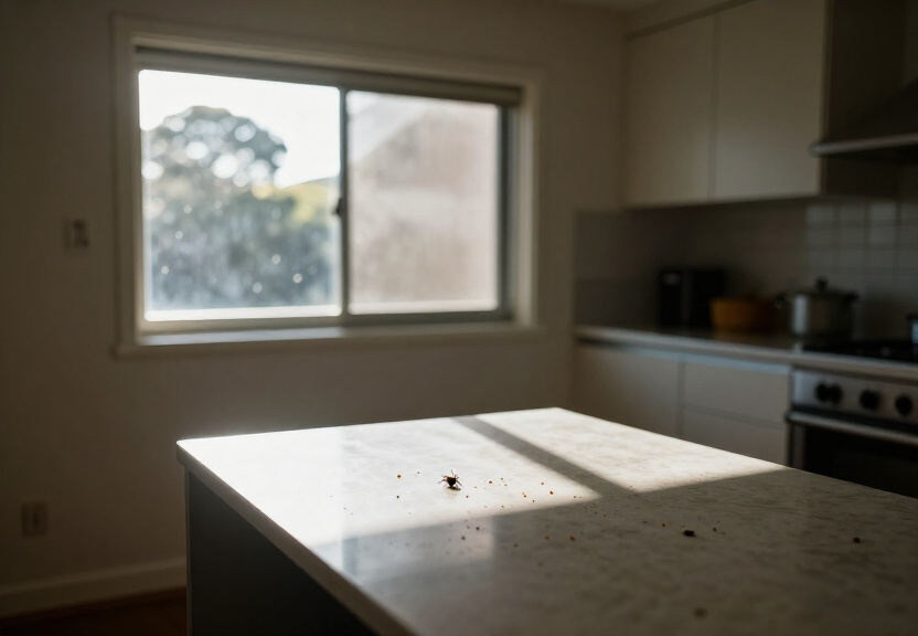 Bed bugs hiding in a Cronulla sofa before treatment